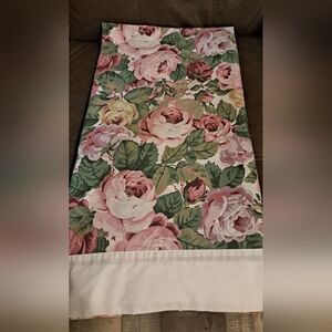 Vintage Westpoint Stevens Floral KING Flat Sheet Floral Romantic Victorian